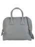 Greenwood Bowling Bag, &pound;295, Handbags, Grey, Leather, Front view
